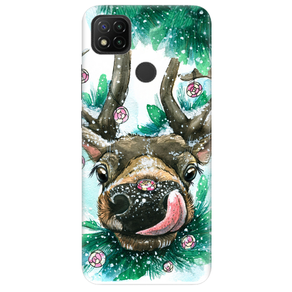 Чехол для Xiaomi Redmi 9C Сute deer - фото 1 - Чехлы для телефонов